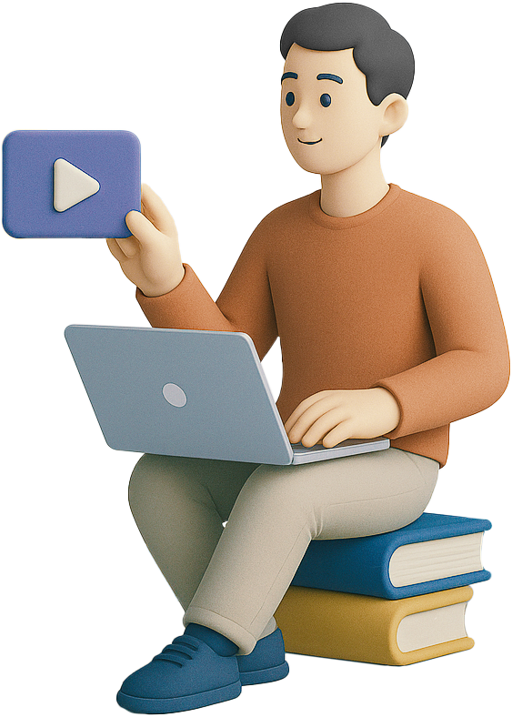 Modern eLearning platform interface